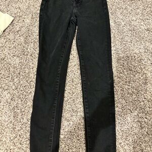 American Eagle Outfitters Black Skinny Jeans with Stretch